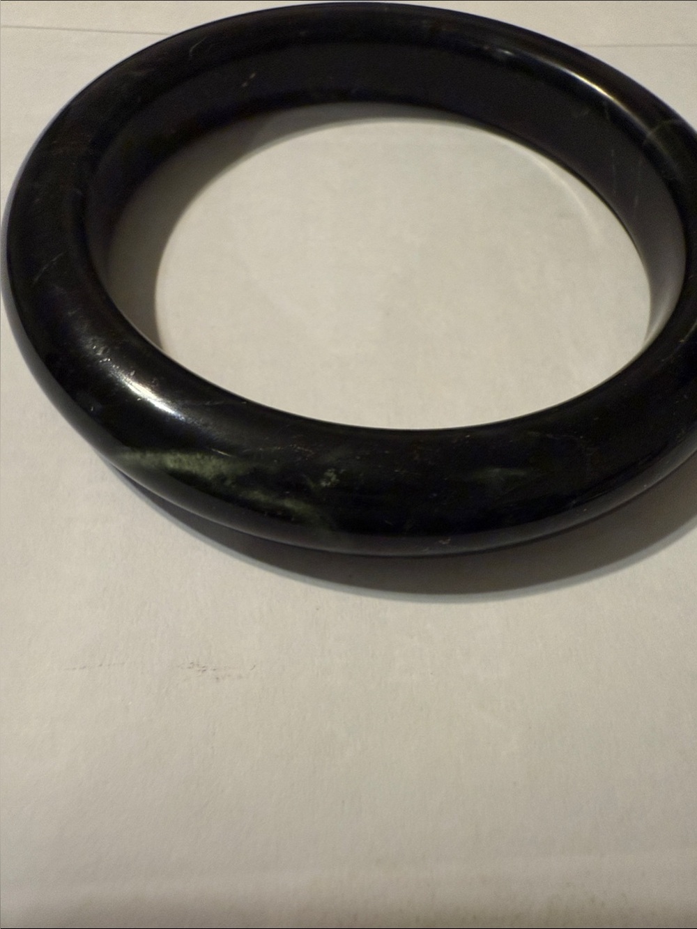 Serpentine Jade Bangle Bracelet